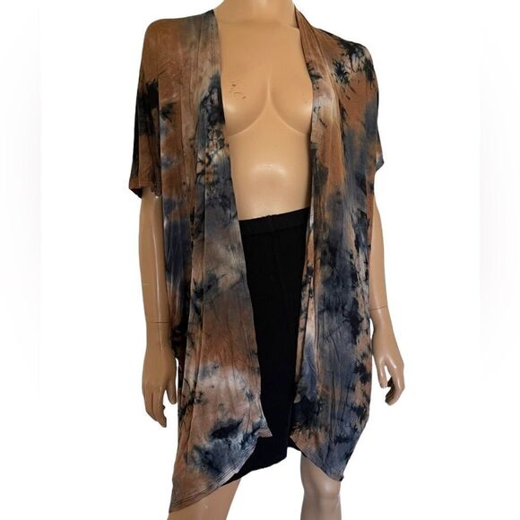 Mauve Tye Dye Oversized Kimono/Midi Duster(Size Small) - Picture 2 of 6